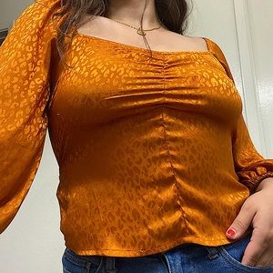 Women’s silk long sleeve blouse